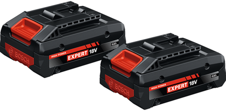 Bosch blå batterisæt exba18v-40 | 18v 4.0ah | 2 stk - 1600a03738