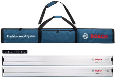 Bosch blå fsn taske + 2x fsn 1600 styreskinne + fsn pladekoblingsstykke - 0615990ee8
