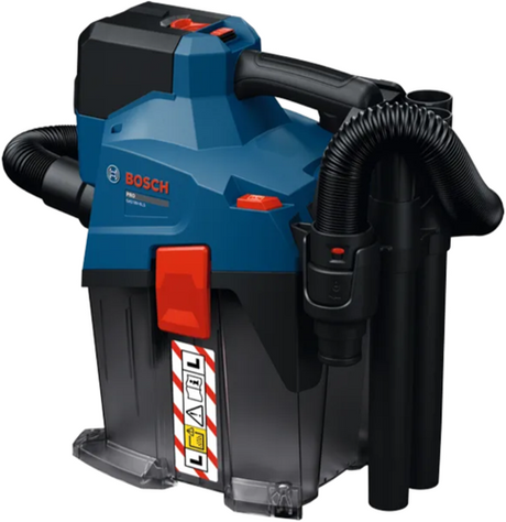 Bosch blå gas 18v-6ls professionel ledningsfri støvsuger | uden batterier og oplader - 06019k2100