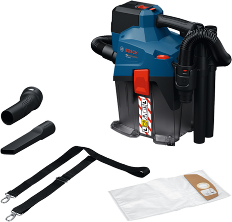 Bosch blå gas 18v-6ls professionel ledningsfri støvsuger | uden batterier og oplader - 06019k2100