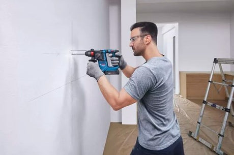Bosch blå gbh 18v-18 akku borehammer | uden batterier og oplader - 0611927000