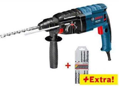 Bosch blauw gbh 2-24 df boorhamer | 790w 2.7j | + 5-delige hamerborenset - 06112a0402