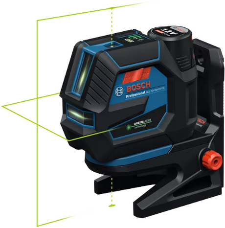 Bosch blauw gcl 12v-50-22 cg professional lijnlaser | in l-boxx 136 met 1 x accu gba 12v 2.0ah - 0601066s02