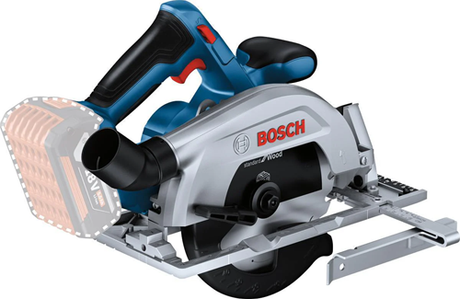 Bosch blå gks 18v-57-2 akku rundsav | 165 mm | ekskl. batterier og oplader 06016c1200