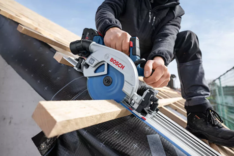 Bosch blauw gks 18v-57-2 gx professional accu cirkelzaag | 18v | zonder accu en lader - 06016c1000