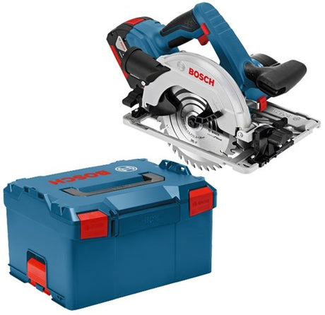 Bosch blå gks 18v-57 g professionel akku rundsav | 5.0ah li-ion | i l-boxx - 06016a2100