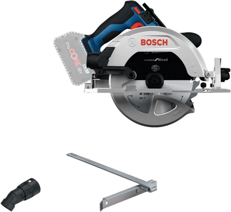Bosch blå gks 18v-68-2 professionel akku rundsav | ekskl. batteri og oplader i l-boxx - 06016d0001