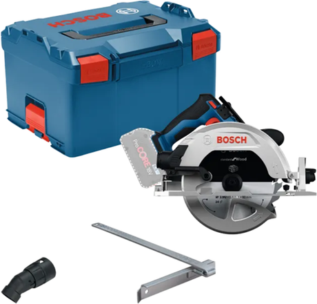 Bosch blå gks 18v-68-2 professionel akku rundsav | ekskl. batteri og oplader i l-boxx - 06016d0001