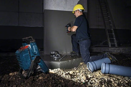 Bosch blå gli 18v-2200 c professionel ledningsfri byggelampe - 0601446501