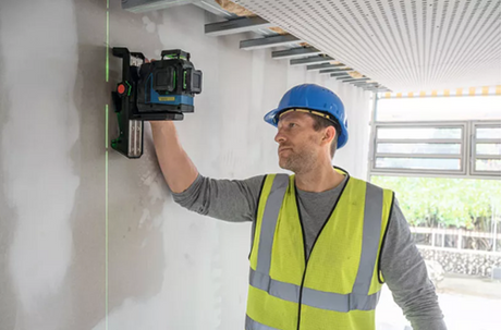 Bosch blå gll 12v-100-33 cg professionel linjelaser | 4x batteri 1,5v lr6 (aa) | i taske - 0601065400