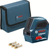 Bosch professional gll 2-10 cross line laser rød - 0601063l00