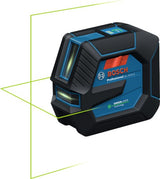 Bosch blå bosch professional gll 20-22 g - linjelaser - (4x batteri 1,5v lr6 (aa), lasersigtebræt, holder lb10, stativ BT 150, alkalisk batteriadapter, taske)