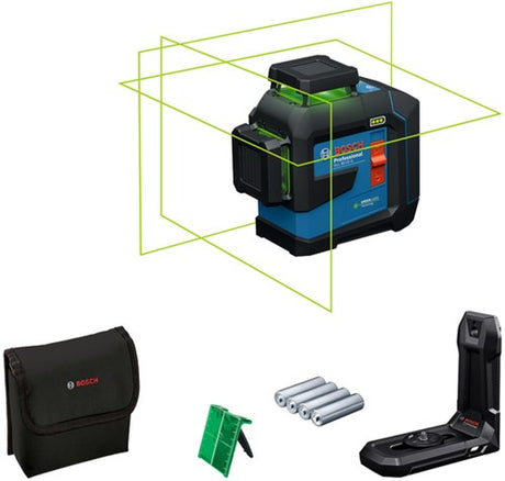 Bosch blå gll 80-33 cg linjelaser | 4x batteri 1,5v lr6 (aa) | i æske - 0601065500