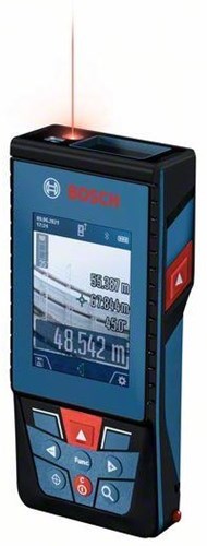 Bosch blå glm 100-25 c | professionel laser afstandsmåler | 3 x 1,5v LR6 batteri (aa) | ip54 - 0601072y00