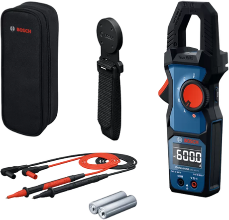 Bosch blå GMC 600-15 professionel klemmemåler + MH1 magnetisk holder - 0601077601