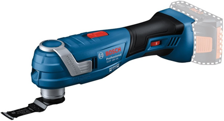 Bosch blå gop 18v-34 batteri multiværktøj 18v krop | uden batterier og oplader - 06018g2001