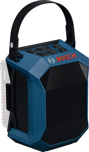 Bosch blå GPB 18V-1C batterihøjttaler | inkl. bærehåndtag | uden batteri og oplader - 06014a7000