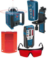 Bosch blå grl 300 hv sæt rotationslaser | + lr 1 + wm4 + rc1 - 0601061501