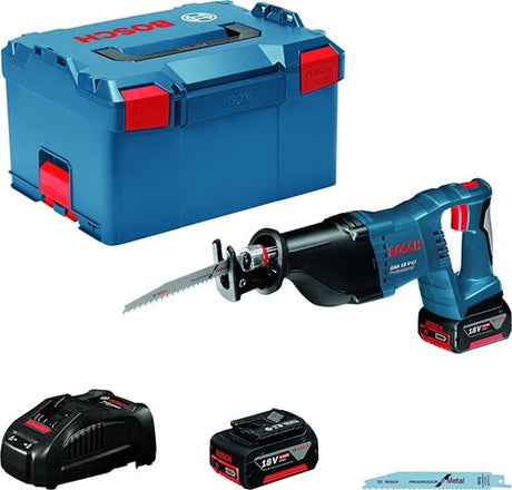 Bosch blå gsa 18 v-li batteri frem- og tilbagegående sav | 5.0ah li-ion | i l-boxx - 060164j00b