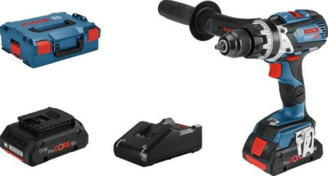 Bosch blå gsb 18v-110 c professionel | akku slagboremaskine | 2x 18v procore 4.0ah li-ion i l-boxx - 06019g030b