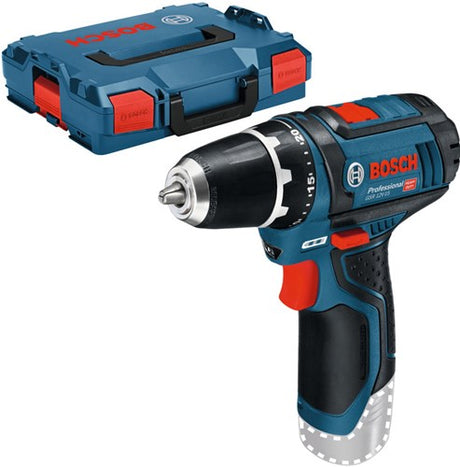 Bosch blå gsr 12v-15 batteridrevet skruetrækker | uden batterier og oplader | i l-boxx - 060186810d