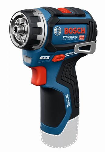 Bosch blå gsr 12v-32 fc professionel akku boremaskine - flexiclick | uden batterier og oplader - 06019n7100