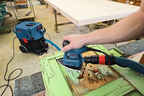 Bosch blå bosch professionel gss 160 multi - multisliber - 180 w - inklusive sandpapir - mikrofilterboks - perforeringsværktøj og skruetrækker