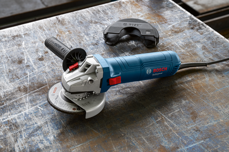 Bosch blauw bosch professional gws 12-125 haakse slijper 125mm 1200w + sds moer - 06013a6104
