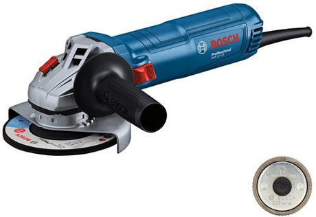 Bosch blauw bosch professional gws 12-125 haakse slijper 125mm 1200w + sds moer - 06013a6104