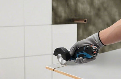Bosch blå gws 12v-76 professionel akku vinkelsliber | 3.0ah batterier i l-boxx - 06019f200b