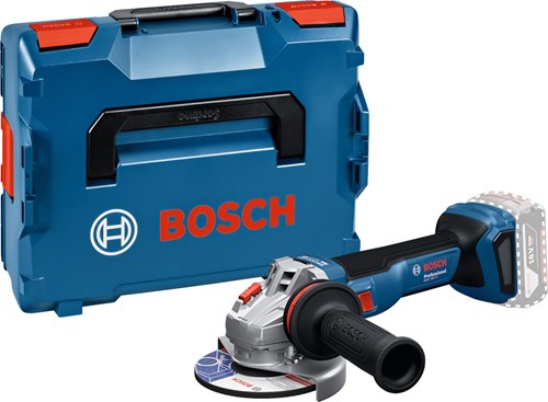 Bosch blå gws 18v-11 akku vinkelsliber | 125 mm | ekskl. batterier og oplader i l-boxx - 06019n4102