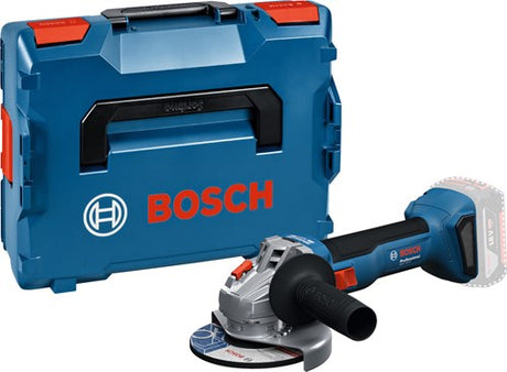 Bosch blå gws 18v-8 akku vinkelsliber | 125 mm | ekskl. batterier og oplader i l-boxx - 06019n9001