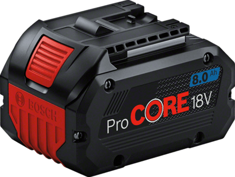 Bosch blå procore 18v 8.0 ah professionelt batteri 8.0ah ydeevne - 1600a016gk