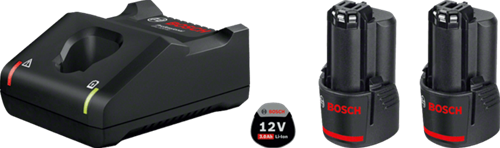 Bosch blå bosch professionelt startsæt 12v 6.0 ah premium batteri - 1600a01b20