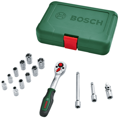 Bosch grøn 1 4 skraldesæt 14 dele - 1600a02by0