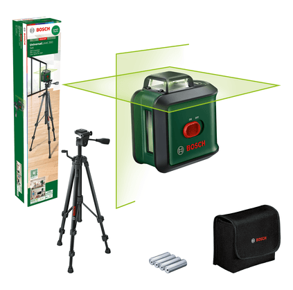 Bosch grøn 360° linjelaser universalniveau 360 | sæt - 0603663e06