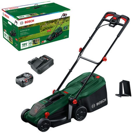 Bosch groen bosch – rotak18v-32 – accu grasmaaier – 32 cm – 35 l