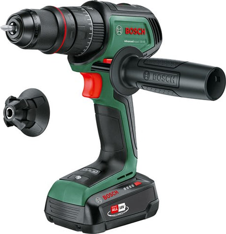 Bosch groen advancedimpact 18v-80 quicksnap | accu klopboormachine | 82 nm | 1 x 2,5 ah accu + oplader | in koffer - 06039e2101