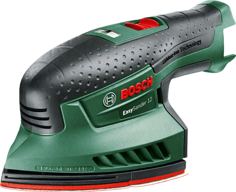 Bosch grøn easysander 12 batteri multi-sliber | uden batterier og oplader - 060397690b