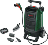 Bosch grøn font 18v | batteri højtryksrenser 20 bar inkl. tilbehør (1x 2,5ah batteri + oplader) - 06008b6101