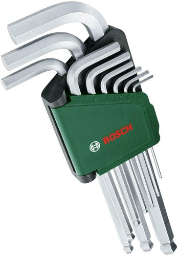Bosch grøn unbrakonøglesæt 9 dele - 1600a02bx9