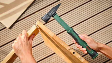 Bosch grøn ingeniørhammer med blød kofanger | 300 g - 1600a034gl