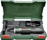 Bosch grøn push drive 3,6v li-ion batteri skruetrækker sæt | 1,5ah | i æske - 06039c6000 - 06039c6000