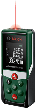 Bosch universaldistance 50c - laserafstandsmåler - inklusive batterier og opbevaringsæske
