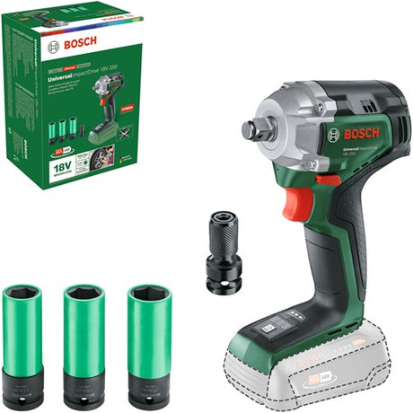 Bosch Home and Garden UniversalImpact Drive 18V-350 0603980305 Cordless Impact Driver 350 Nm 18 V Antal inkluderet