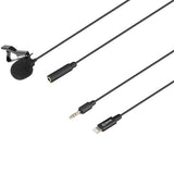 Boya clip-on lavalier mikrofon BY-M2 til iOS