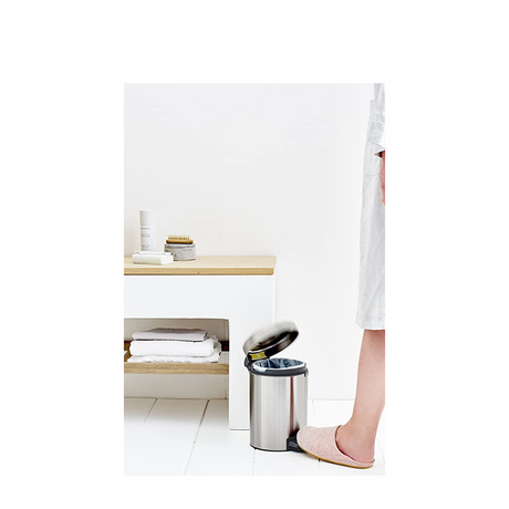Brabantia newicon pedalspand 3l mat stål