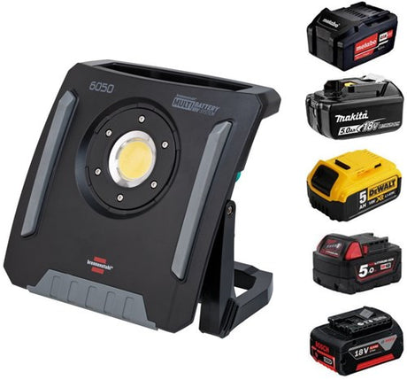 Brennerstuhl 1173140600 | multi batteri led byggelampe | hybrid | 6050mh | 6200 lm | ip65 | uden batteri - 1173140600