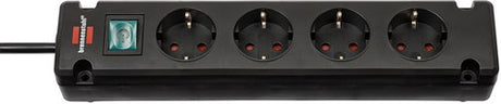 Brennerstuhl Bremounta strømskinne 4-vejs sort 1,5m h05vv-f 3g1,5 | pr. 4 - 1150650114