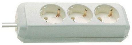 Brennerstuhl eco-line 3-vejs hvid 3m h05vv-f 3g1.5 - 1158610030